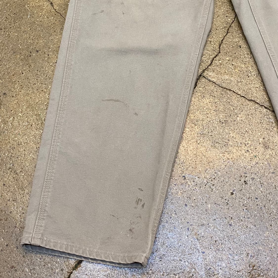 칼하트 베이지 싱글니 워크팬츠 상품이미지5