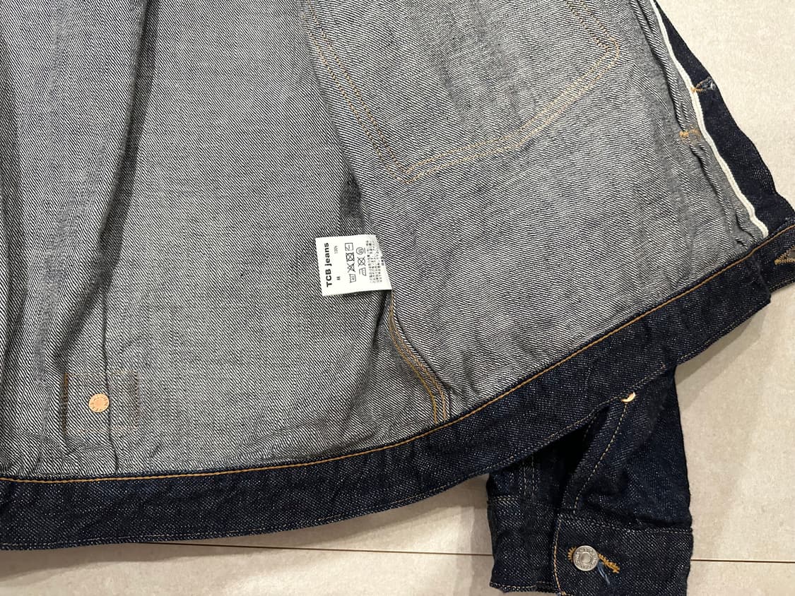 [48] Tcb Jeans 20's 원워시 1세대 데님자켓 상품이미지8