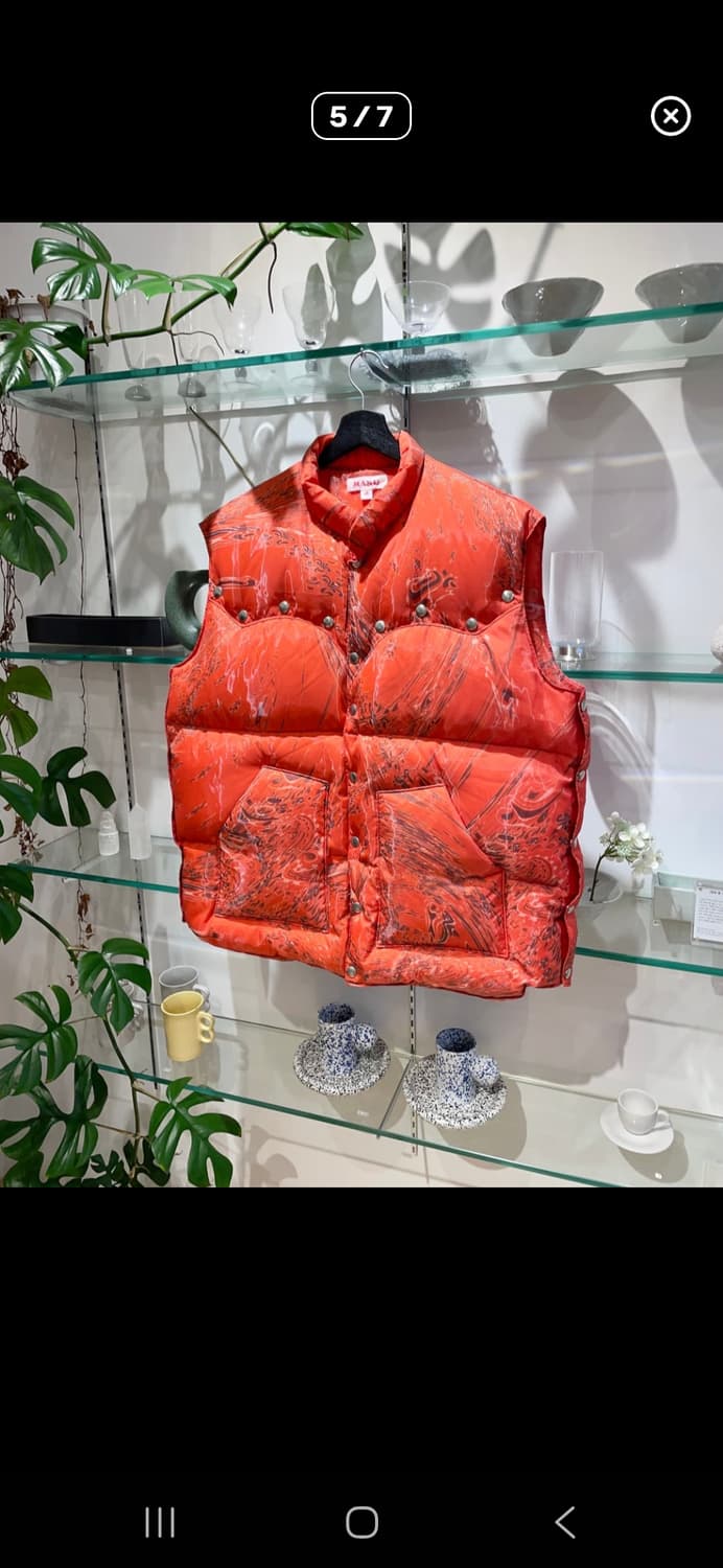 MASU awmarbel bandana puffer vest 상품이미지5