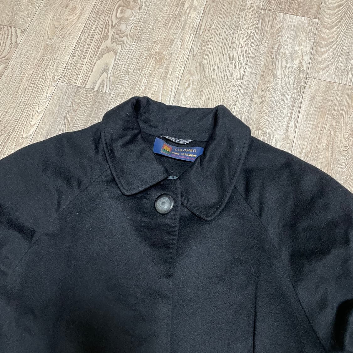 콜롬보 캐시미어 코트 블랙  상품이미지2