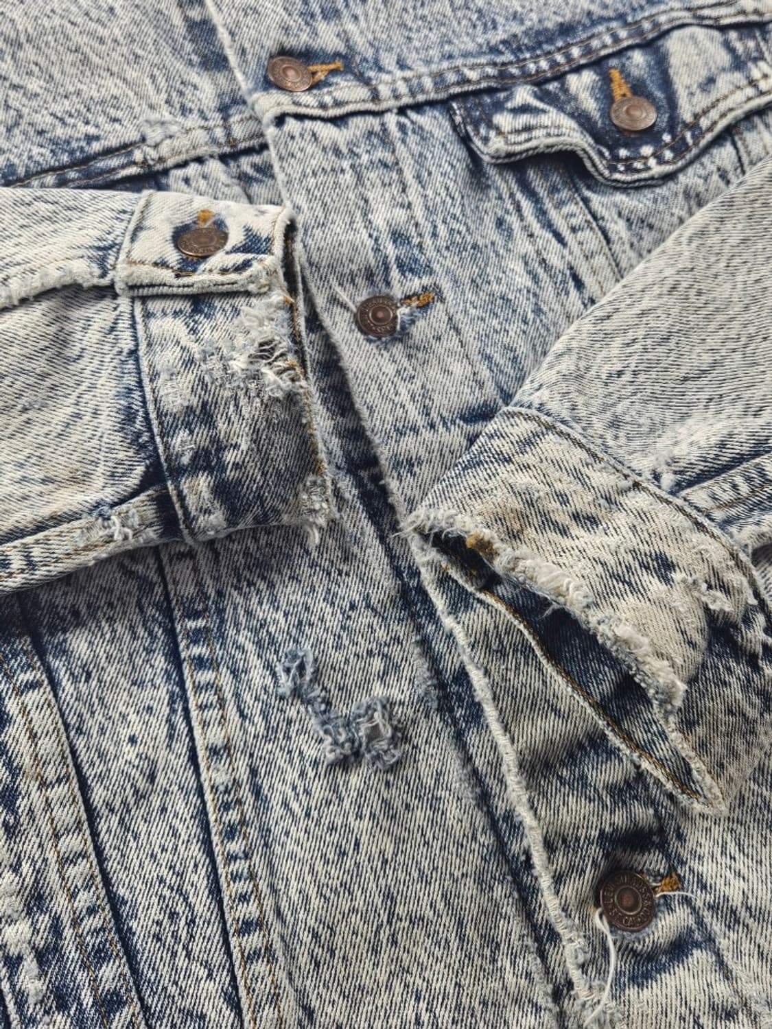 90's USA 리바이스 스톤워싱 데님 트러커 자켓 ( L )/ 9247 상품이미지6