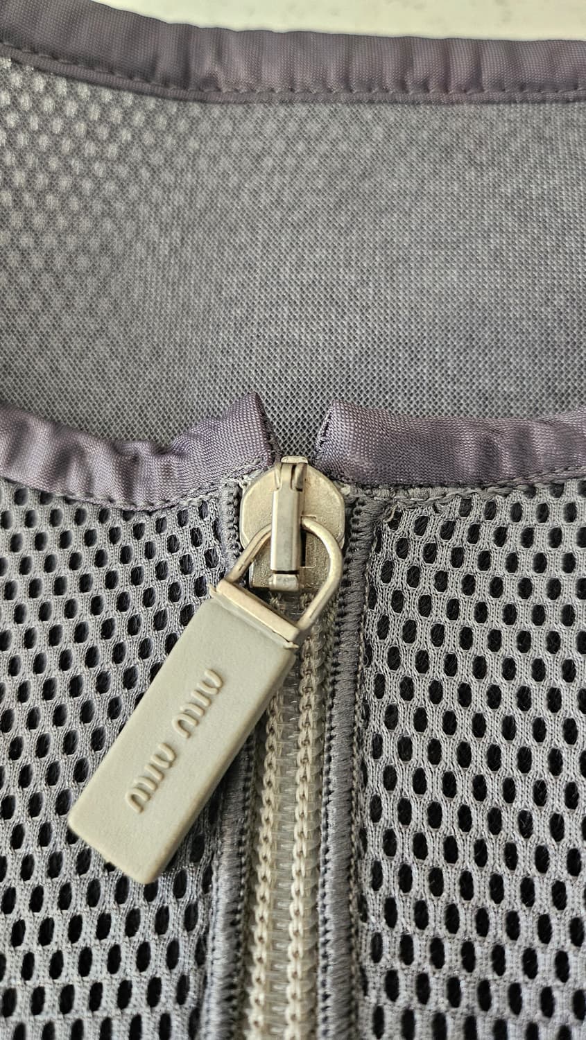 [희귀] 미우미우(Miu Miu) 90s-00s 아카이브 메쉬 집업 자켓 상품이미지3