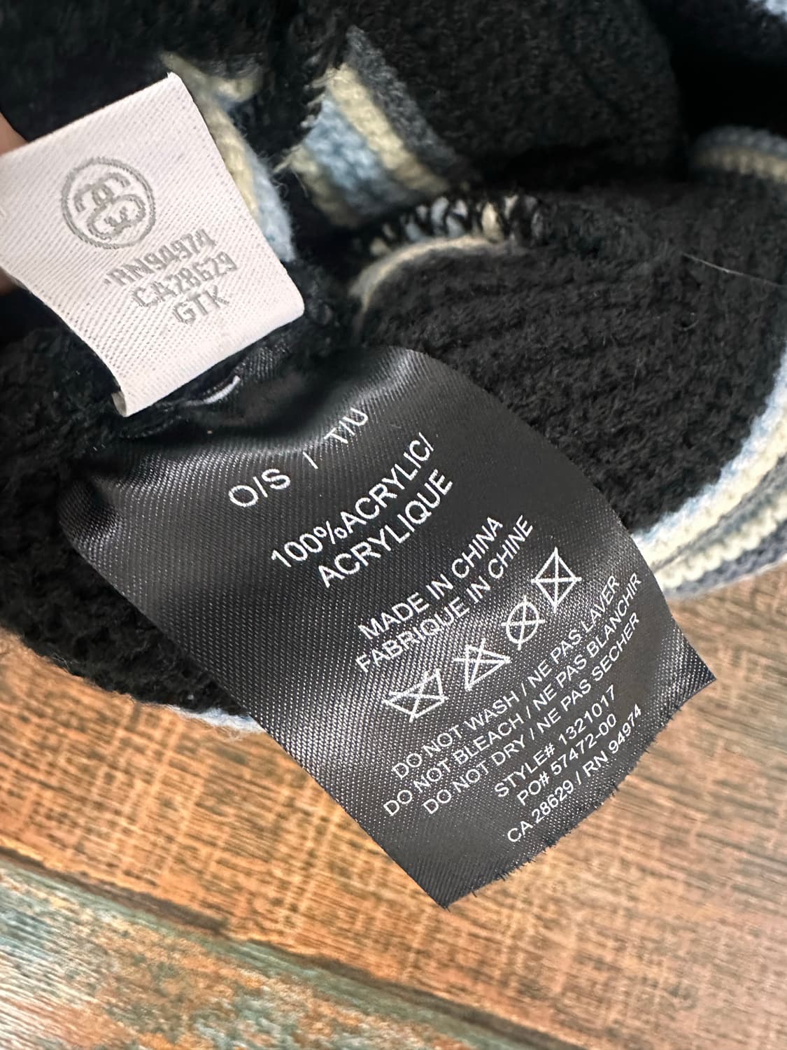 (OS)스투시 트리플 스트라이프 커프 비니 상품이미지5