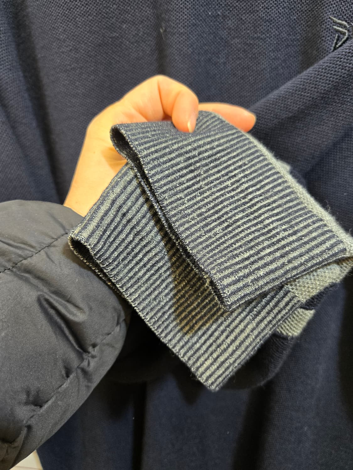 PXG 네이비 니트 스웨터 남성용(정품) 상품이미지4