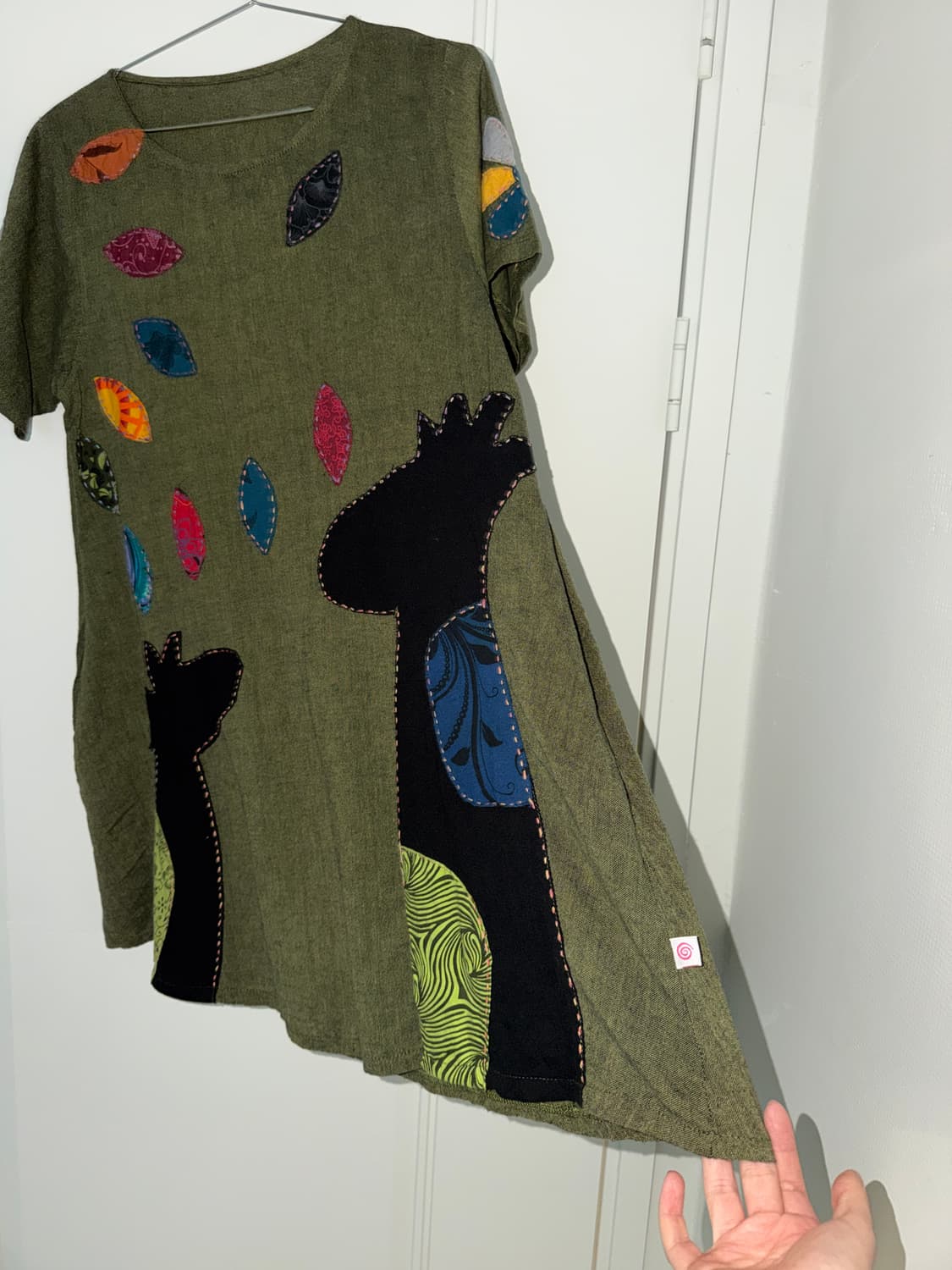 일본빈티지 모리 자수패치 블라우스 원피스 상품이미지8