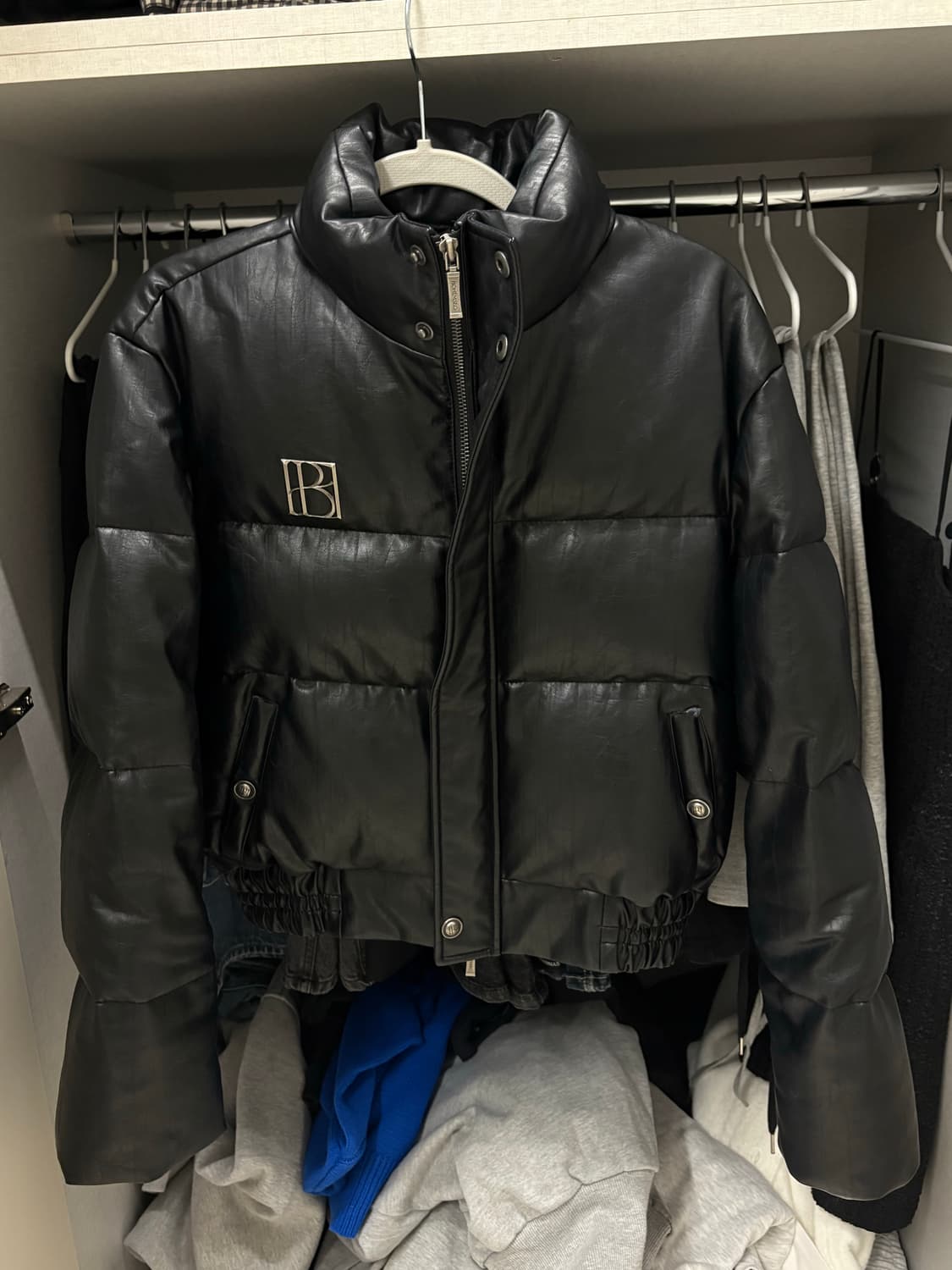 보헤미안서울 레더 덕다운 패딩 M 상품이미지2