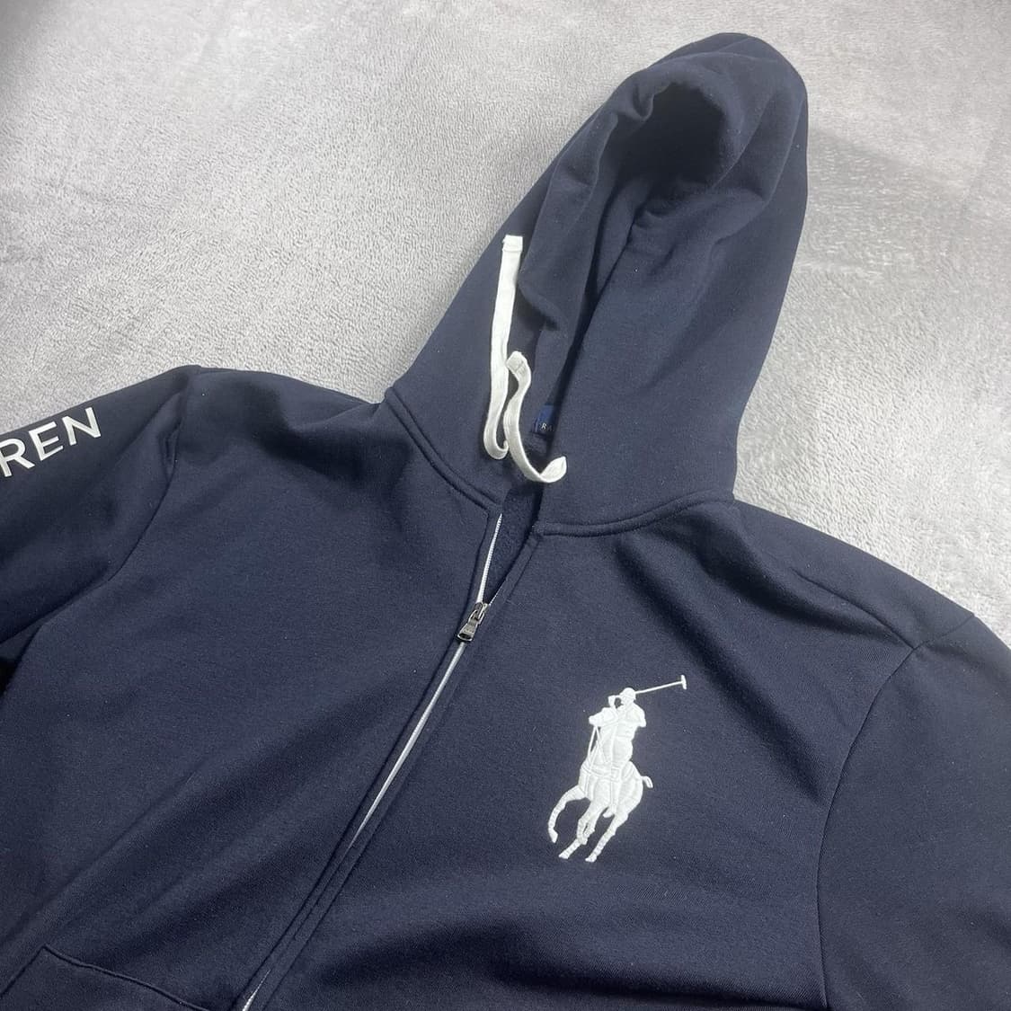 폴로 랄프로렌 빅 포니 로고 후드 집업 상품이미지2