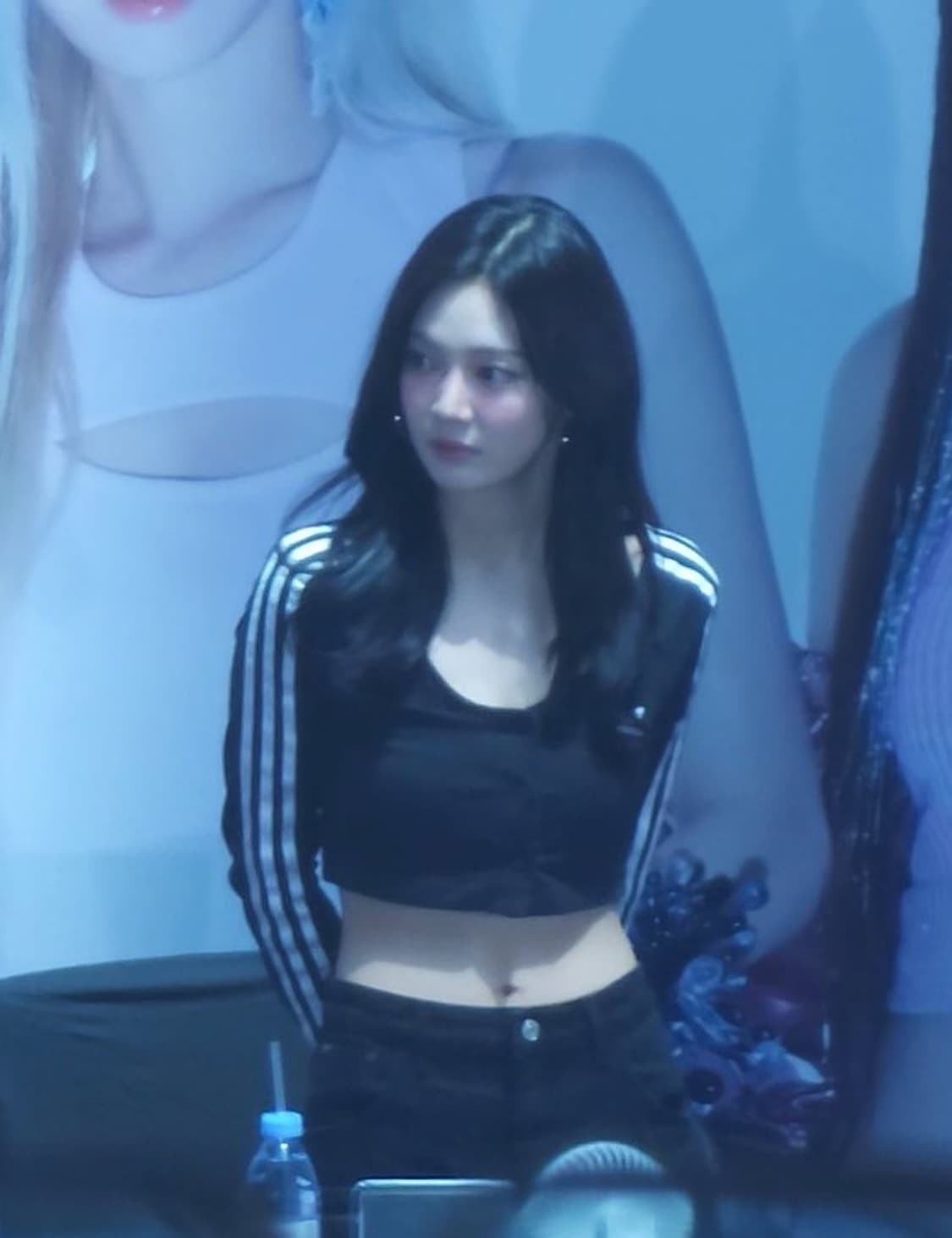 닝닝착용) 아디다스 클래식 크롭 3s 버튼 가디건 상품이미지1