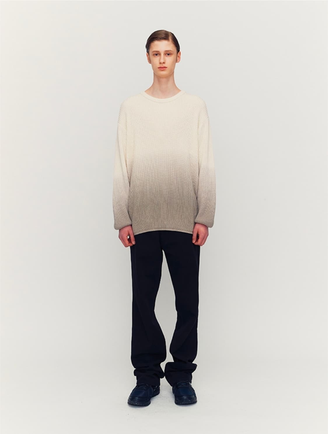 쿠어 그라데이션 니트 M사이즈 상품이미지1