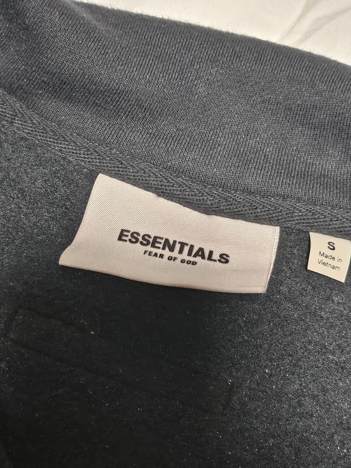 에센셜 피어오브갓 반집업 스웻셔츠 S 상품이미지5