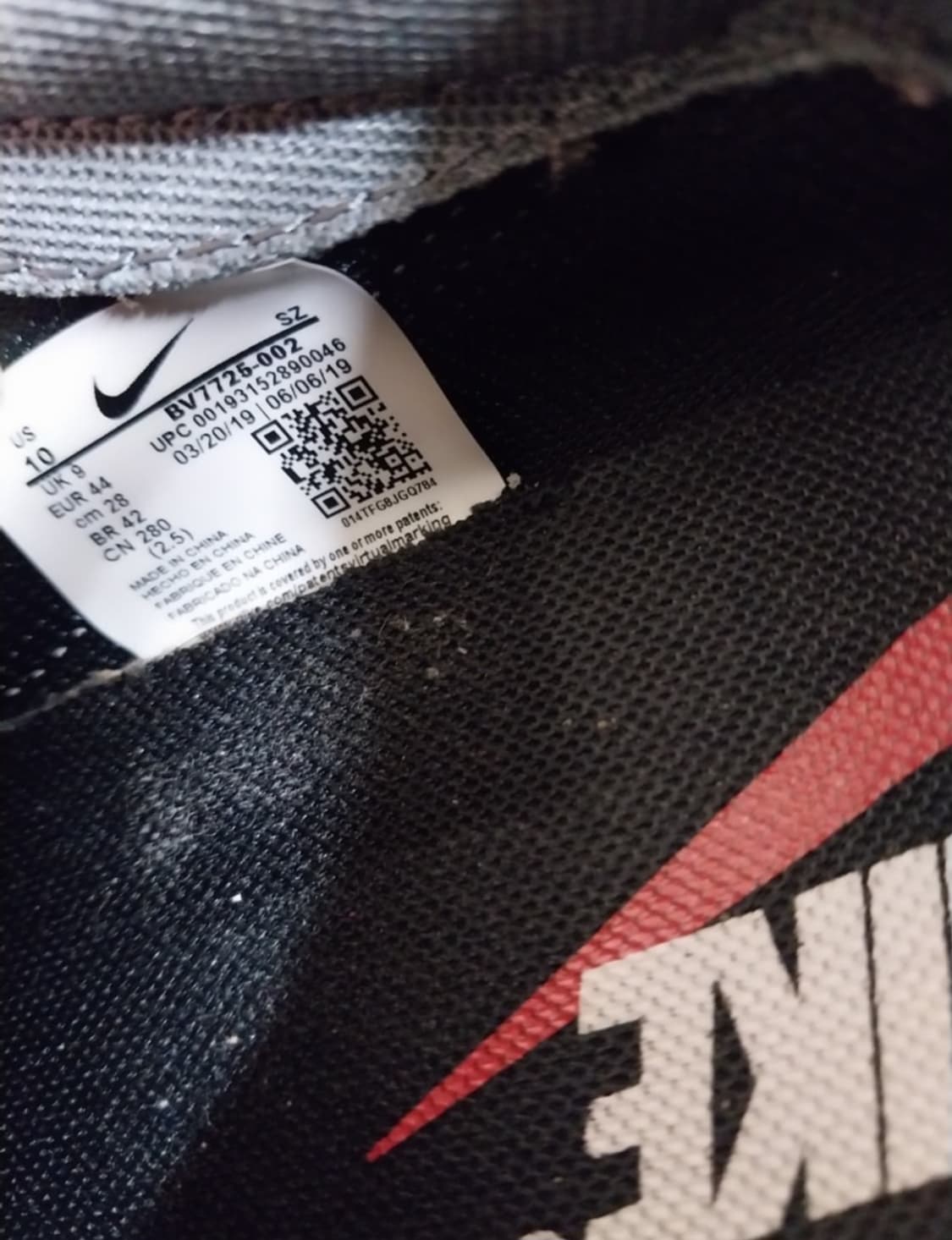 남성 나이키 데이브레이크 SP 검은 클래식 운동화 (280) 상품이미지9