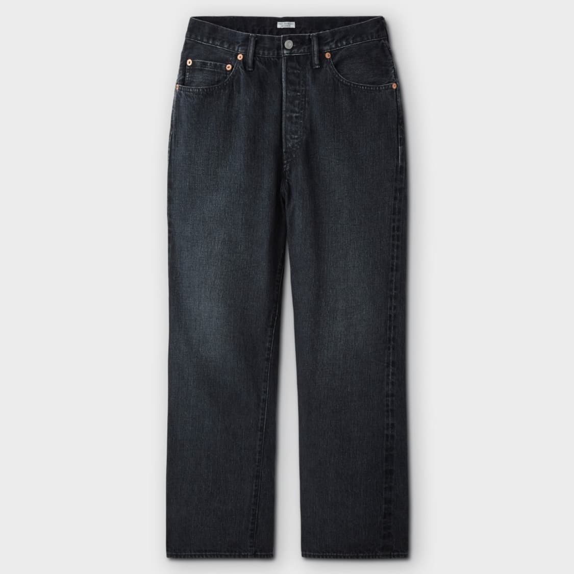 피그벨 phigvel 클래식 페이디드 진 블랙 4 상품이미지1