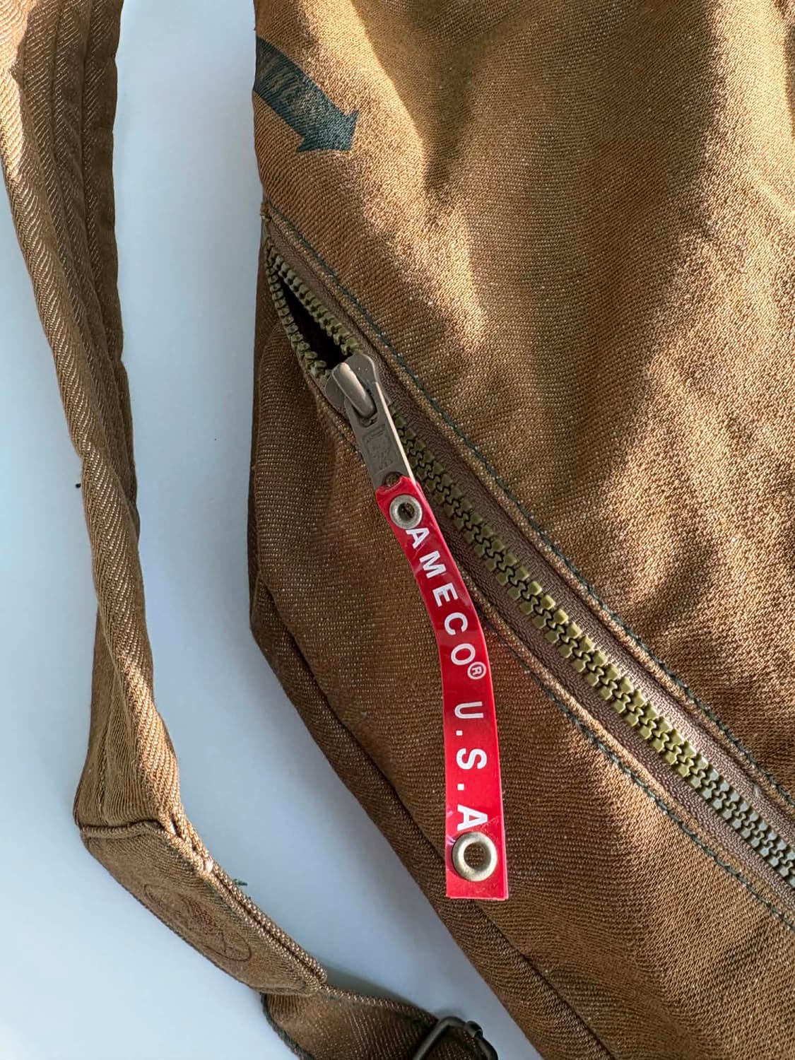 Ameco 아메코 USA 드로우 캔버스 버킷 백팩 상품이미지4