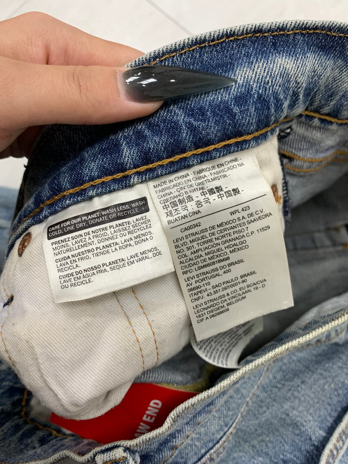 리바이스 562 데님 팬츠 #312 상품이미지5