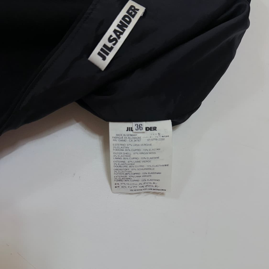 Jil sander 질샌더 뒷트임 스커트 상품이미지5