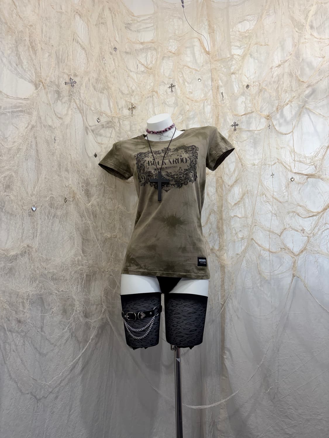 BUCKAROO Y2K tie-dye T-shirt 상품이미지3