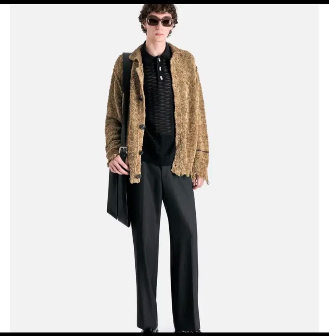 나마체코 axan 가디건 브라운 m 유일매물 새상품 상품이미지2