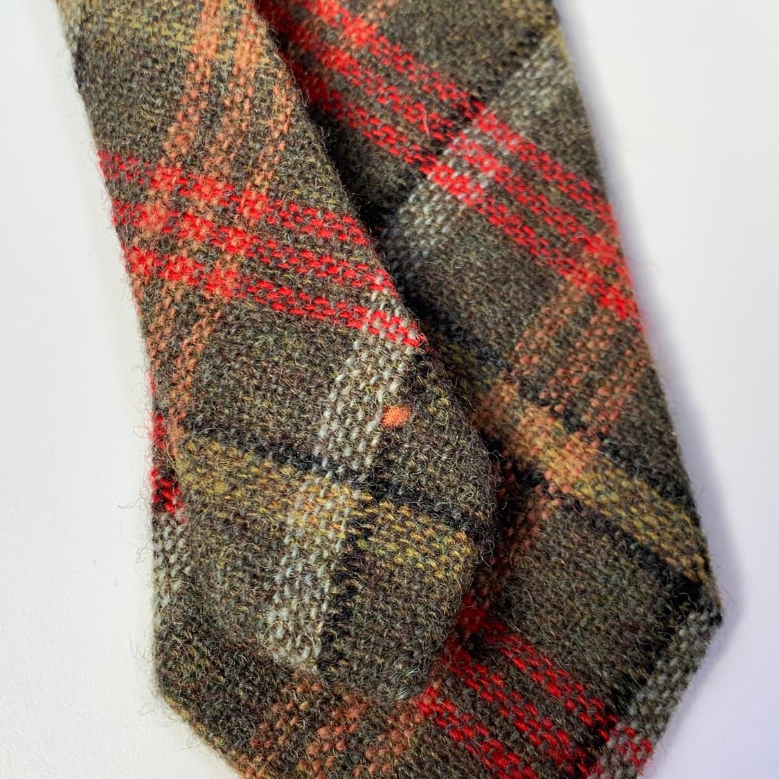 폴스튜어트 체크디자인 100울 명품넥타이 A등급 상품이미지10