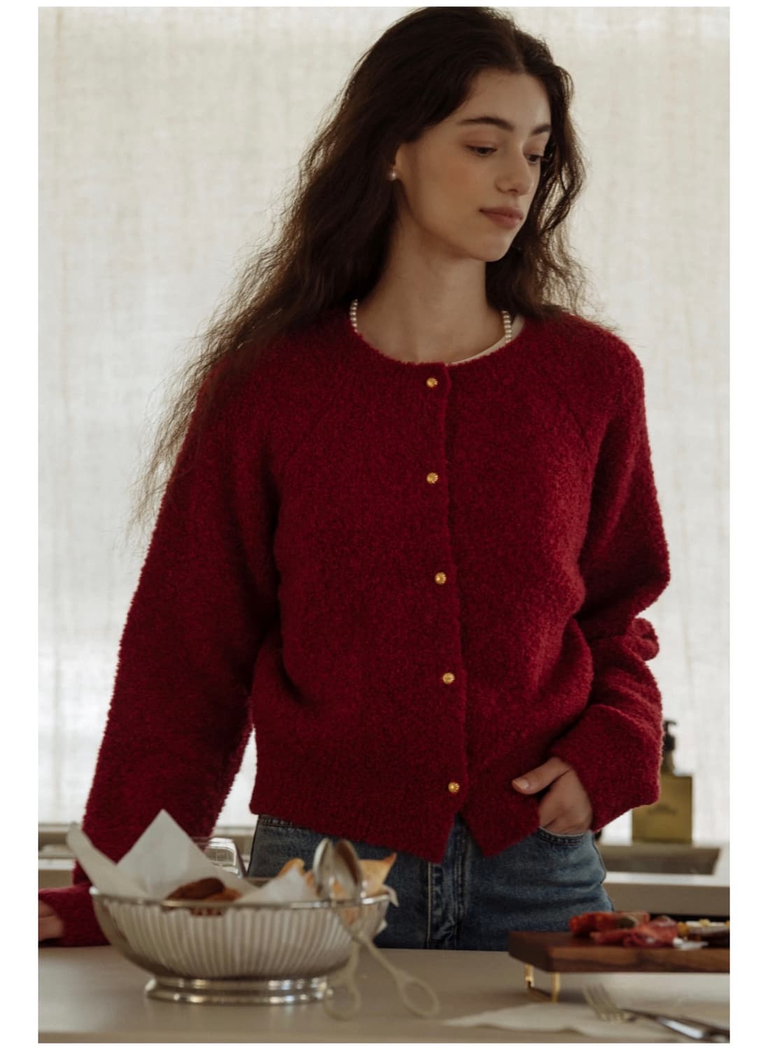 틸아이다이 알파카 가디건 상품이미지1