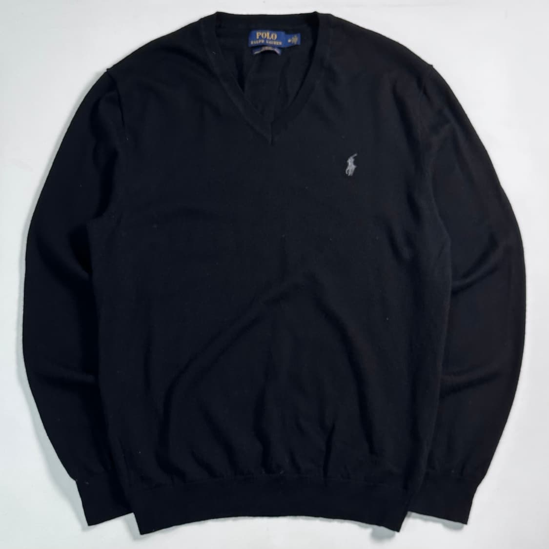 폴로 랄프로렌 블랙 울 니트 상품이미지1