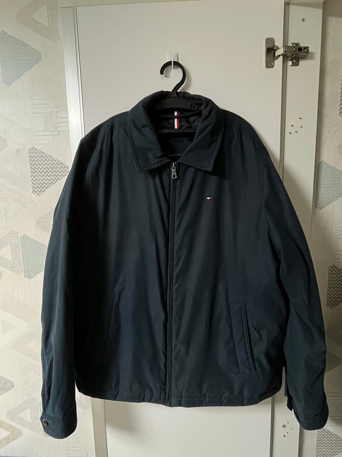 타미힐피거 남성 퀄팅 자켓 네이비 상품이미지1