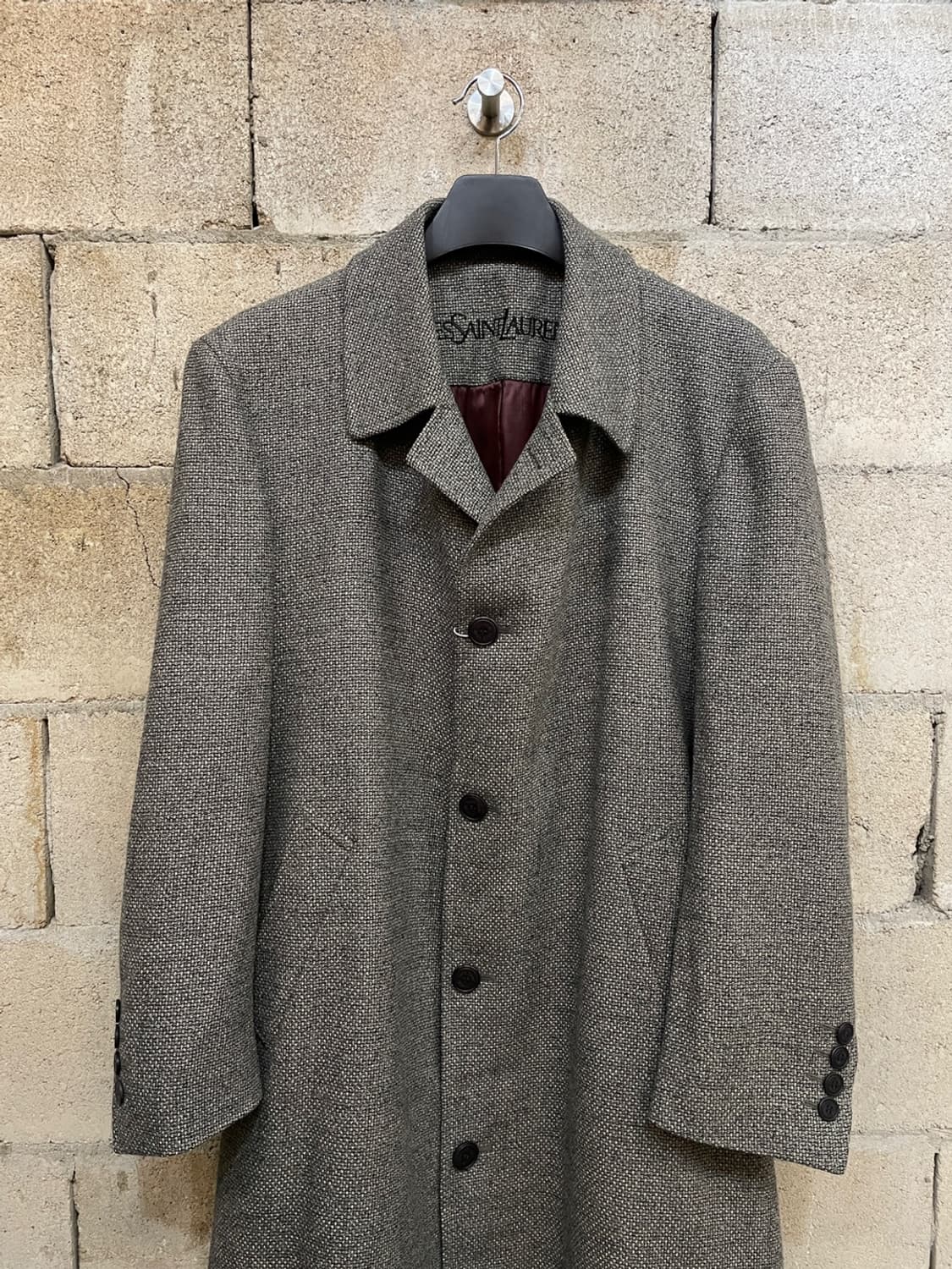 입생로랑 울 발마칸 로브 코트 상품이미지2