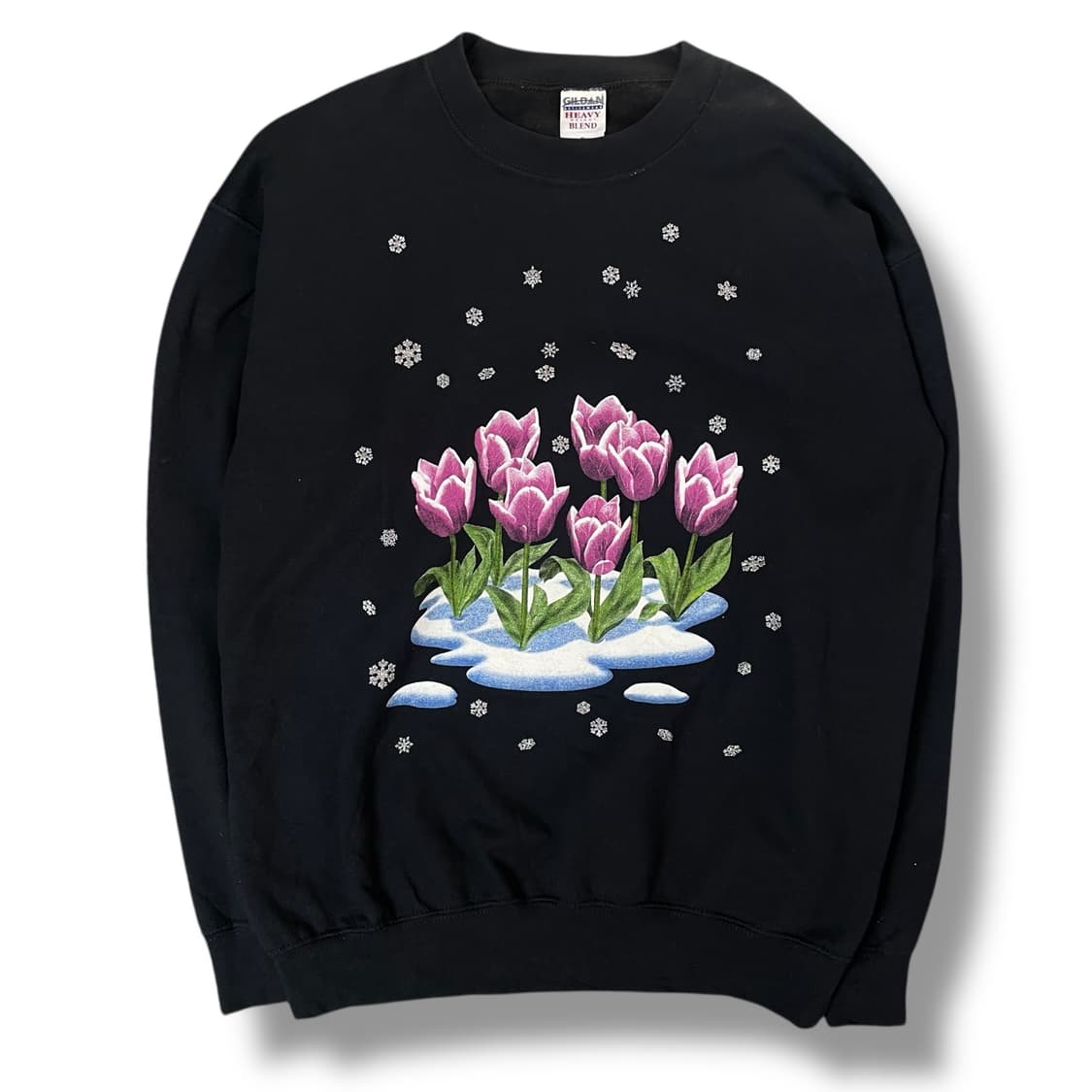 길단 빈티지 프린팅 맨투맨 M 상품이미지1