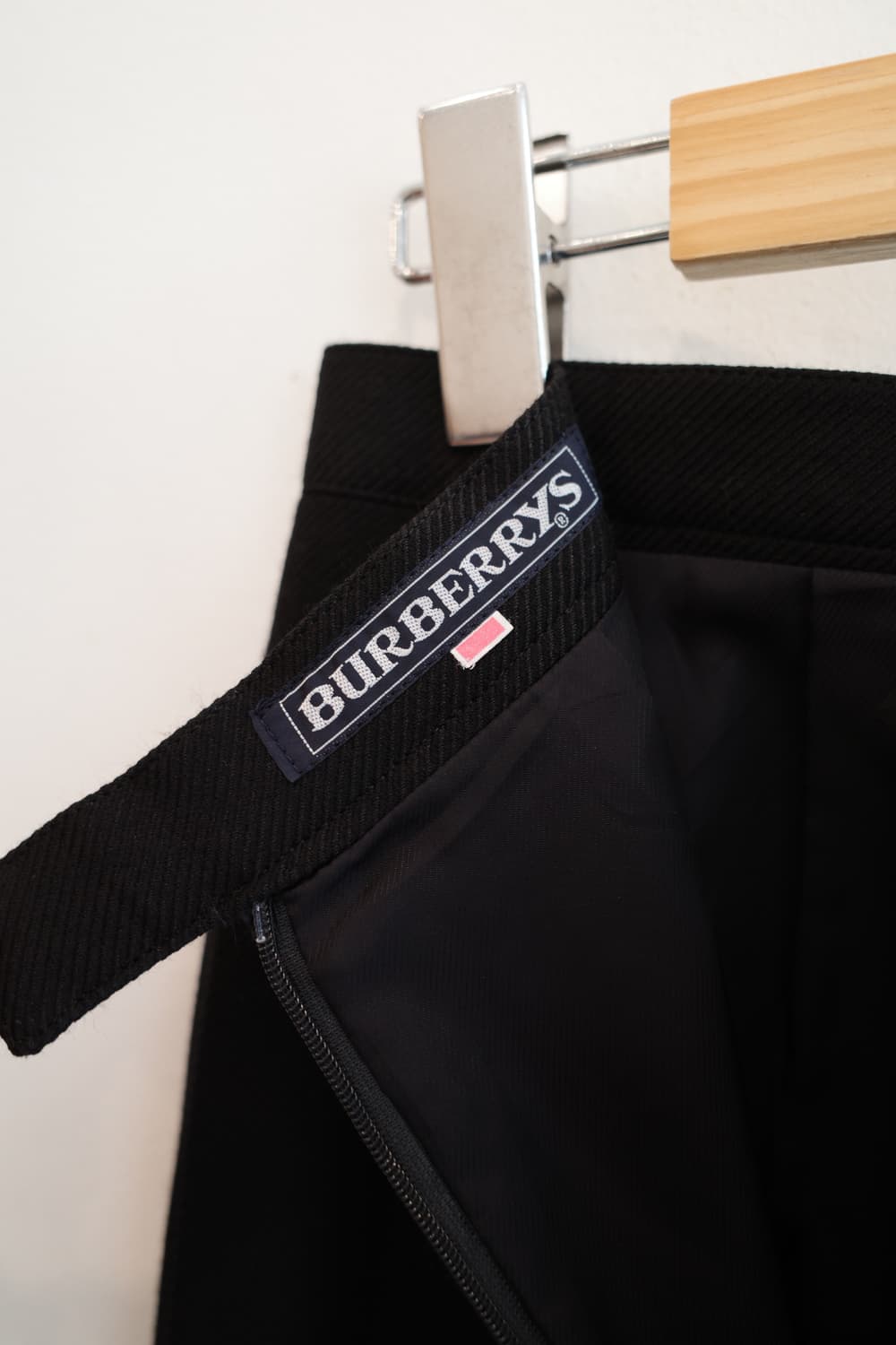 90s Burberry 버버리 빈티지 울 스커트 (26인치) 상품이미지4