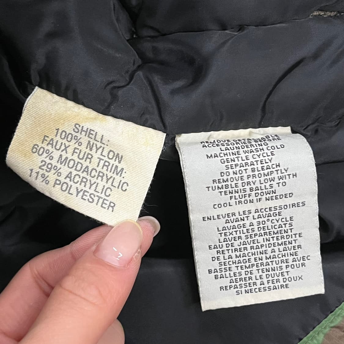 [정품/XS] 폴로 데님앤서플라이 카모 패딩 조끼 b17 상품이미지5