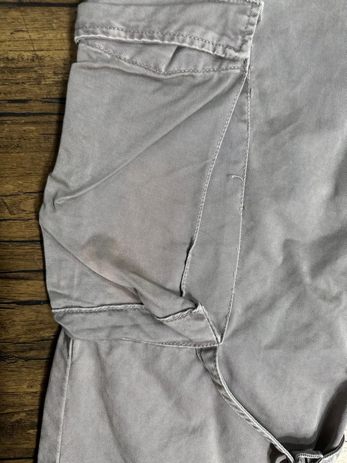 자라 ZARA Y2K 와이드 플레어 카고팬츠 토프 브라운 31 상품이미지3