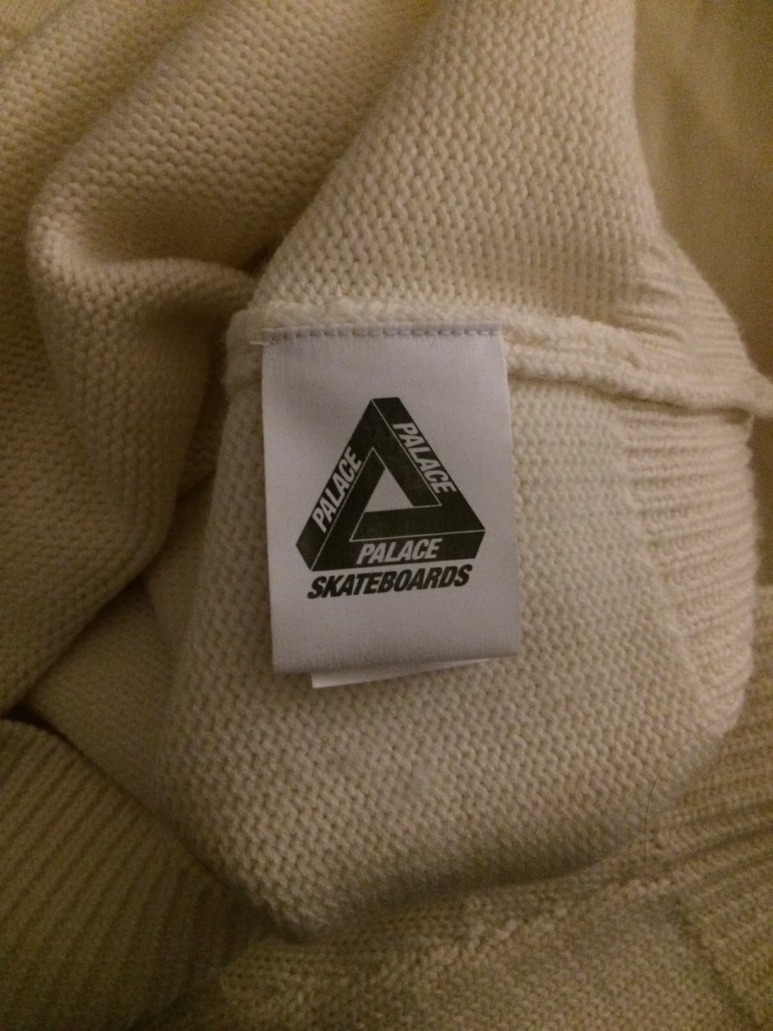 [M] 팔라스 코지 니트 화이트 상품이미지4