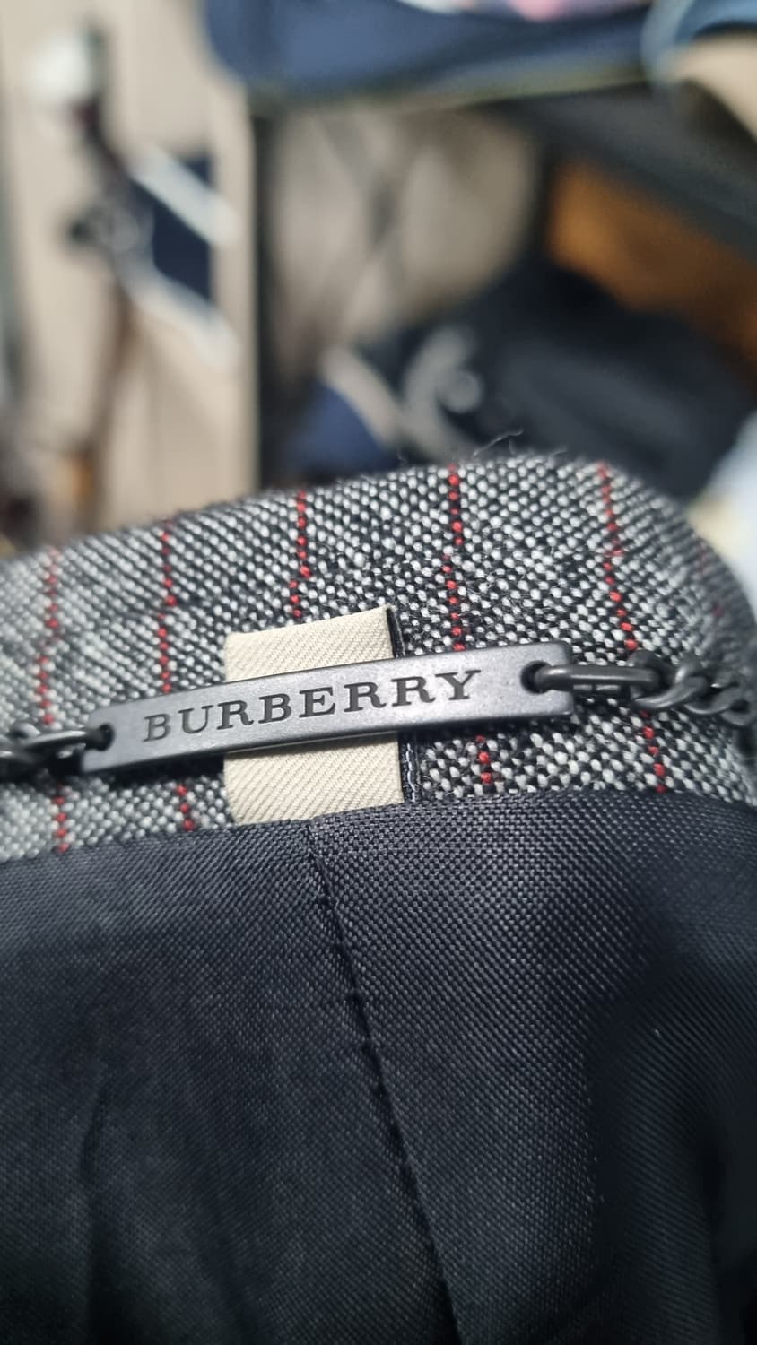 버버리 italy 남성용 스트라이프 정장셋업  105size 허리33 상품이미지2