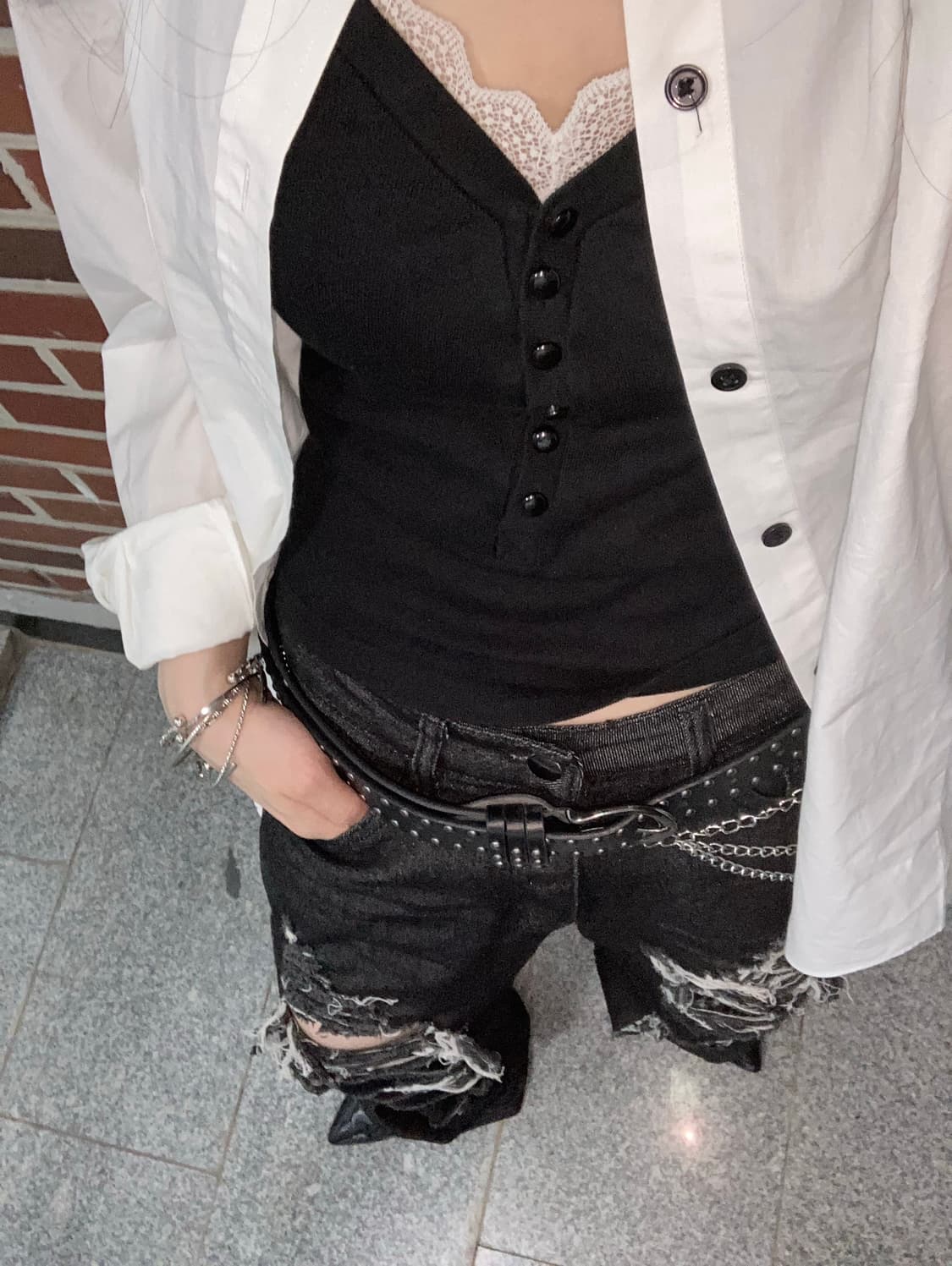 락시크 펑키룩 빈티지 코디세트 상품이미지10