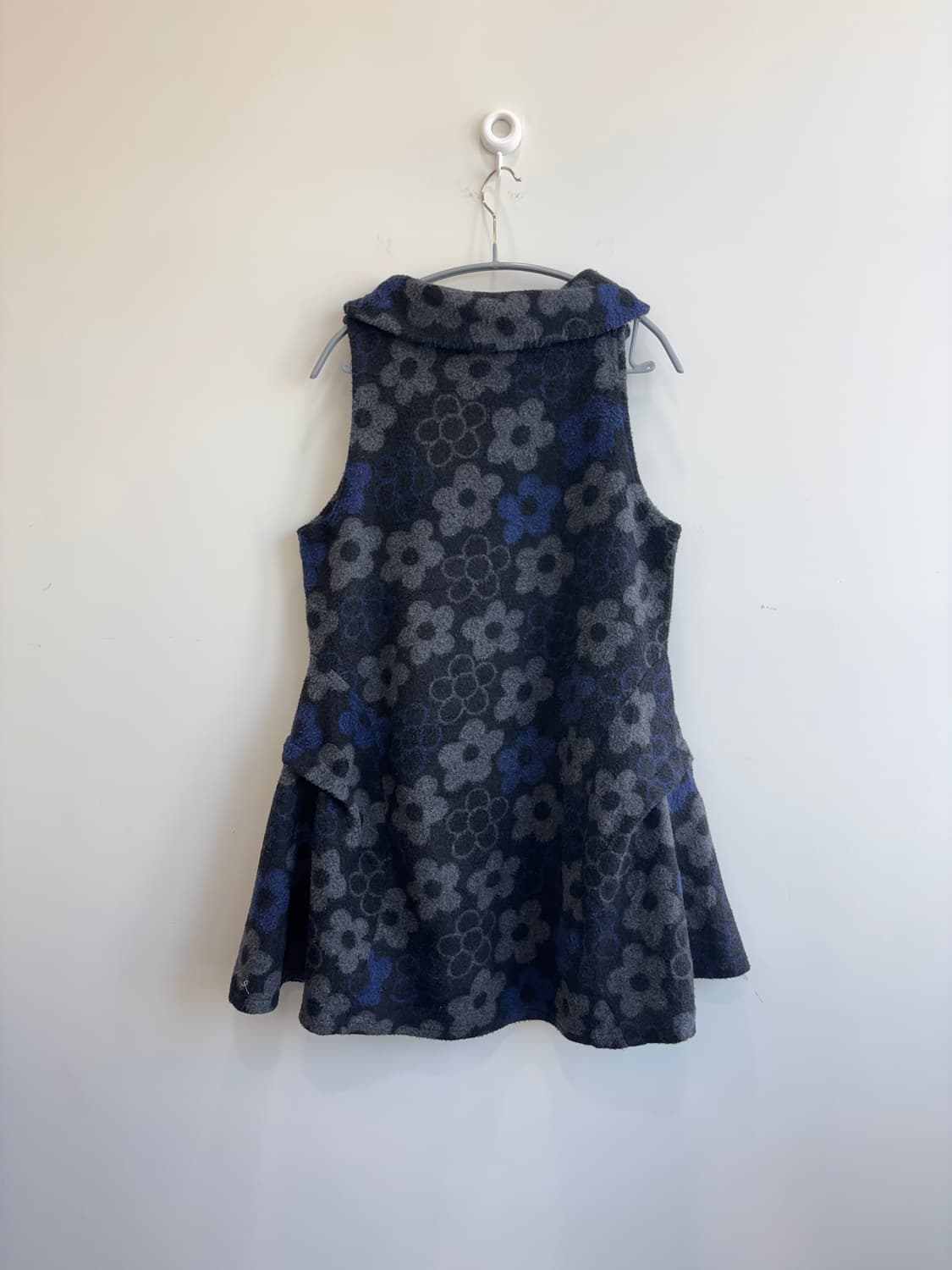 플라워 모티브 플레어 부클 풀오버원피스 상품이미지5