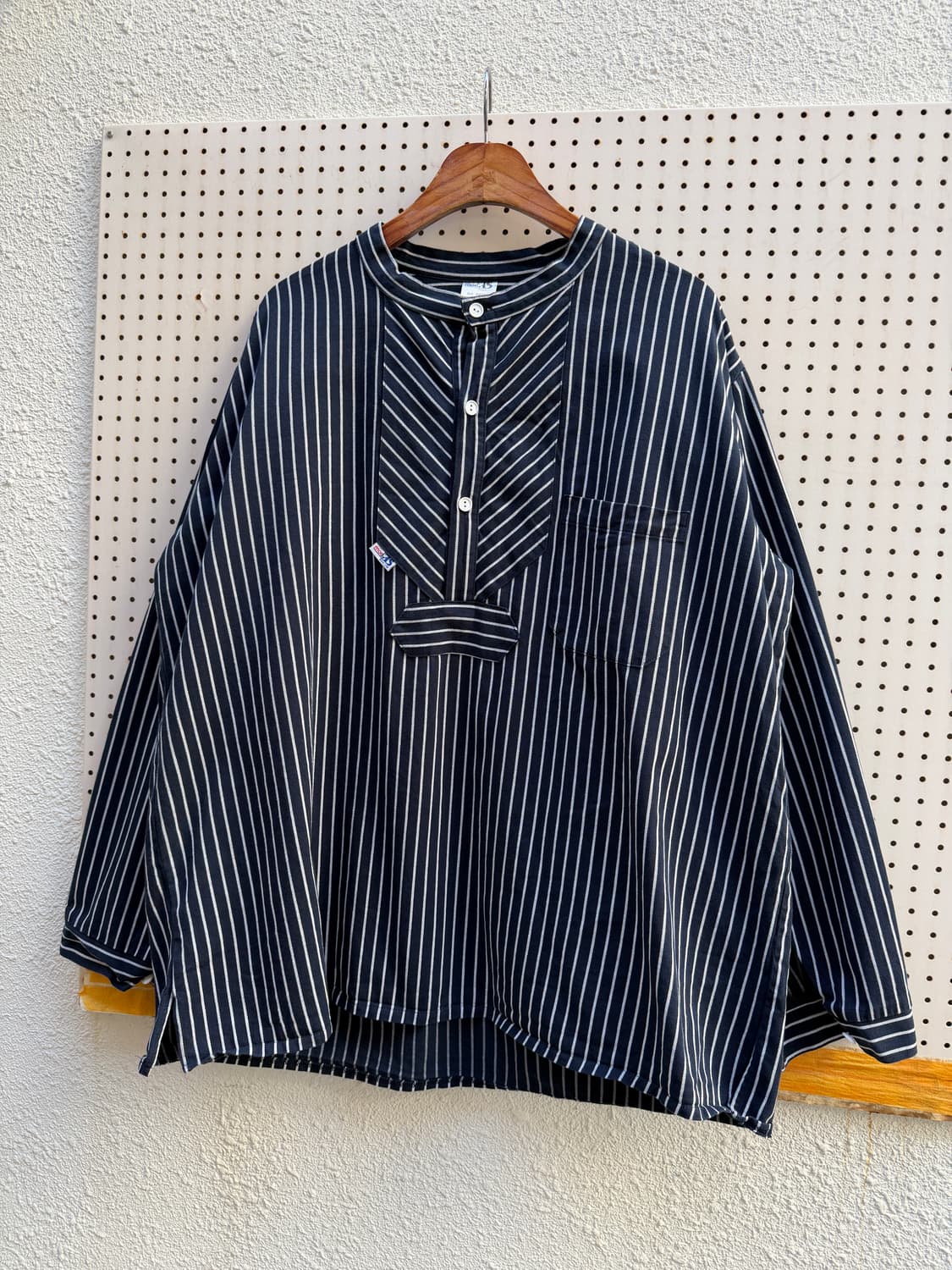 1990s modAS GERMAN NAVY STRIPE 피셔맨스목셔츠 상품이미지4