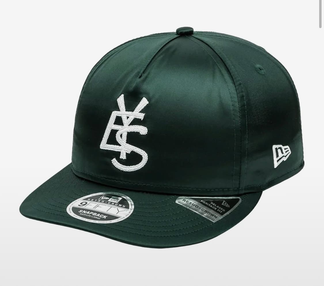 예스아이씨 X 뉴에라 새틴 볼캡 Dark Green 상품이미지1