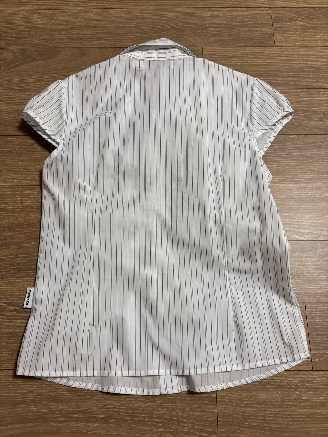 Cap Sleeve Shirt White 상품이미지4