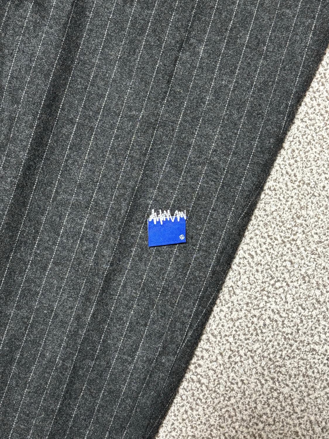 자라 아더에러 스트라이프 트라우저 그레이 s 상품이미지4