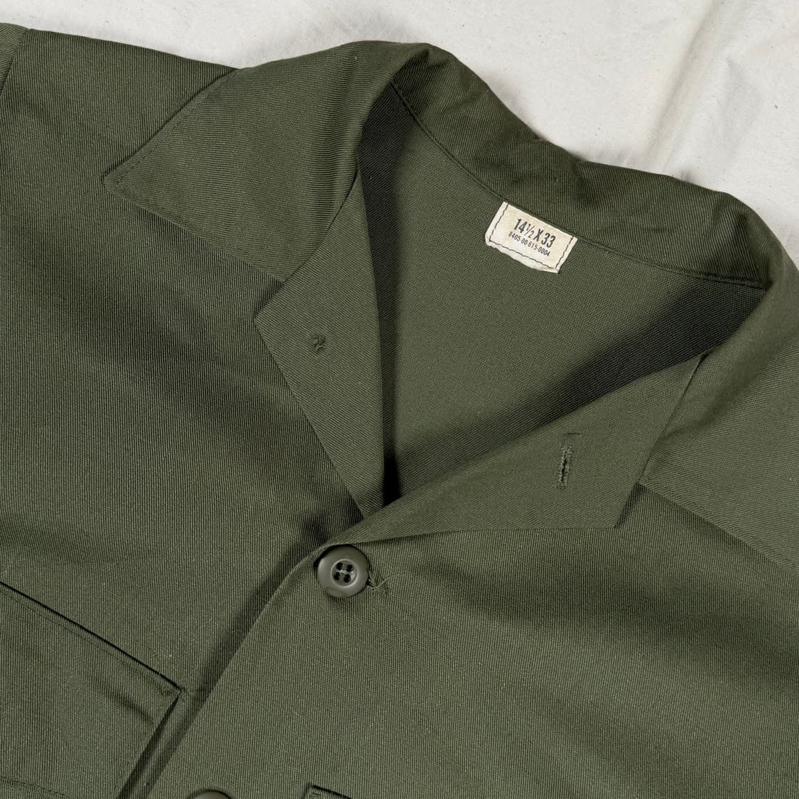 80s OG 507 USA 미군 군복 셔츠 상품이미지2