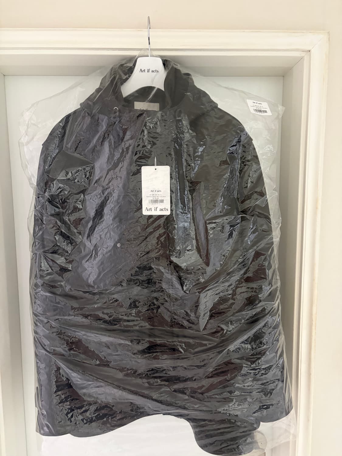 아트이프액츠 베지터블 레더 레인 코트 XL 상품이미지4