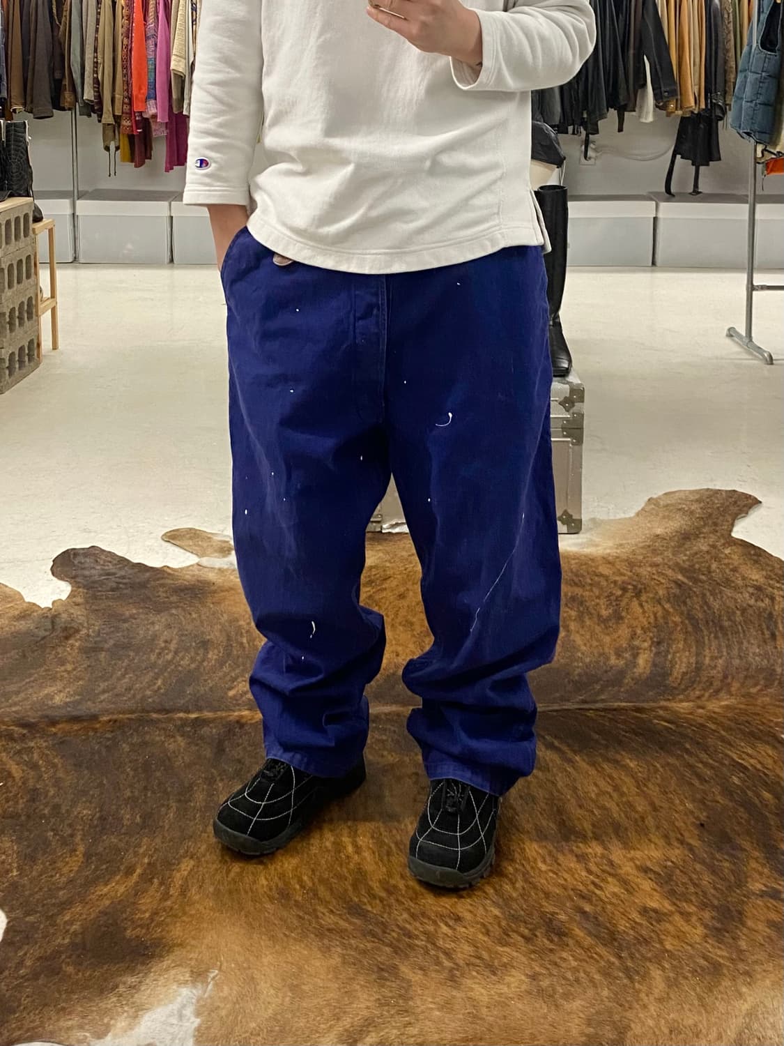 VTG french work pants 페인팅 프렌치 워크팬츠 상품이미지2