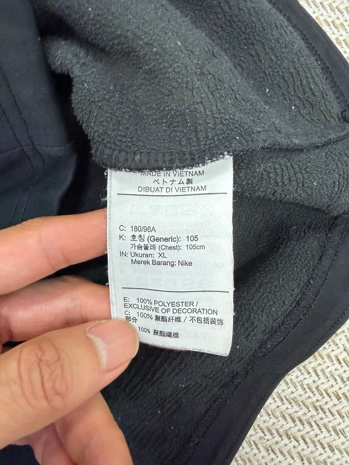 정품) 나이키 프로 남성 후드집업 XL 상품이미지7