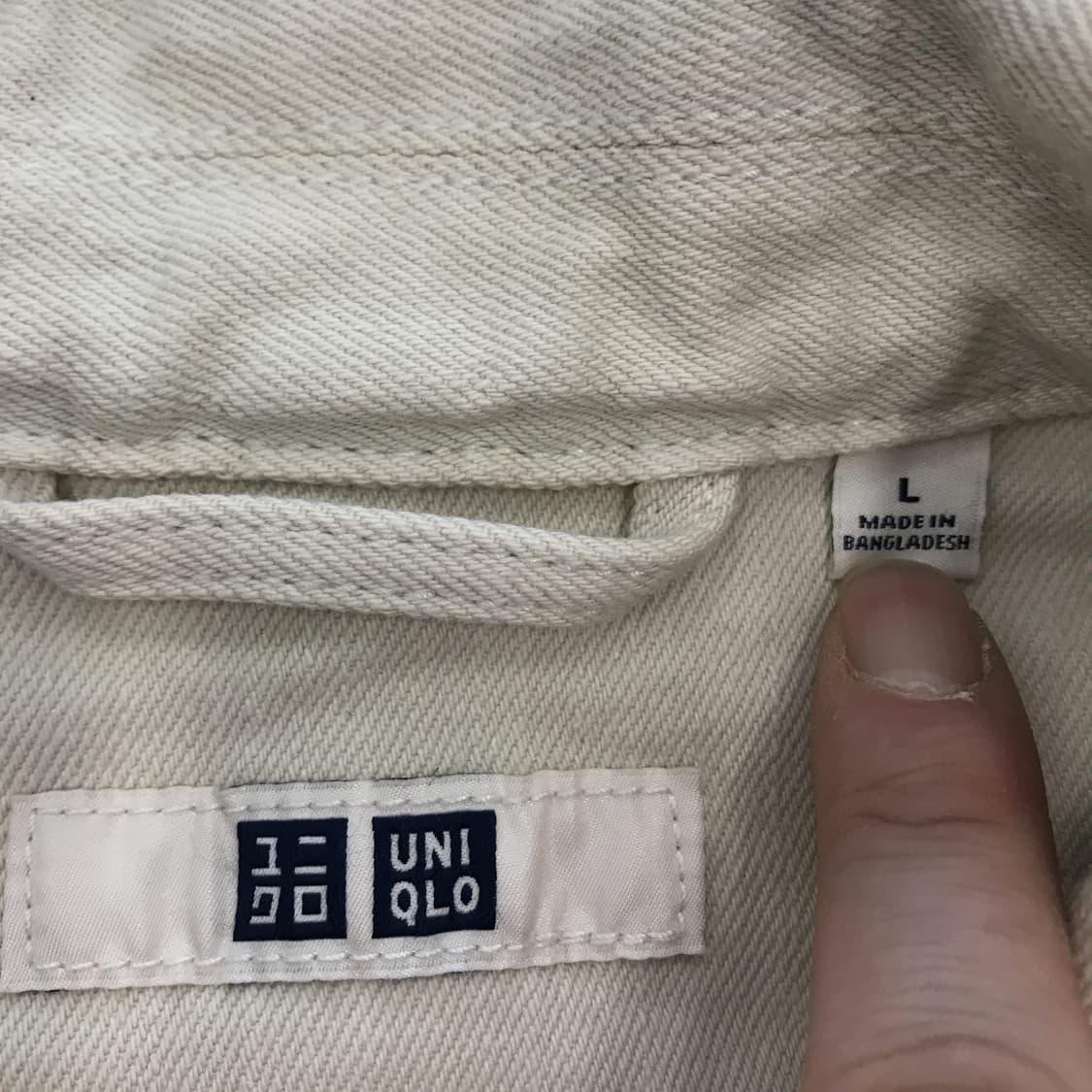 유니클로 신형 크림 워크자켓 [L] 상품이미지6