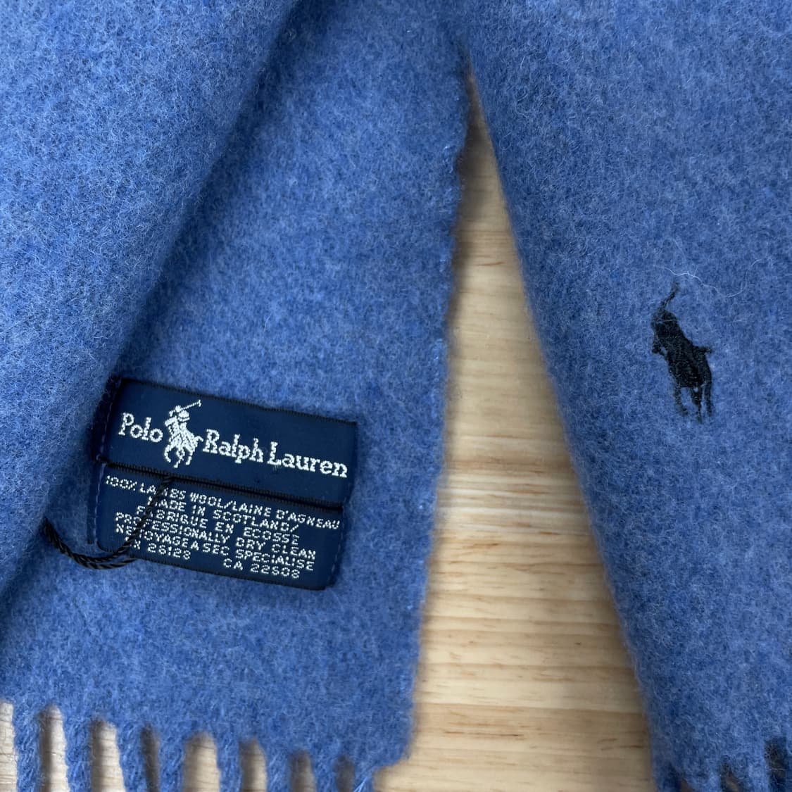 폴로 랄프로렌 블루 머플러 상품이미지3