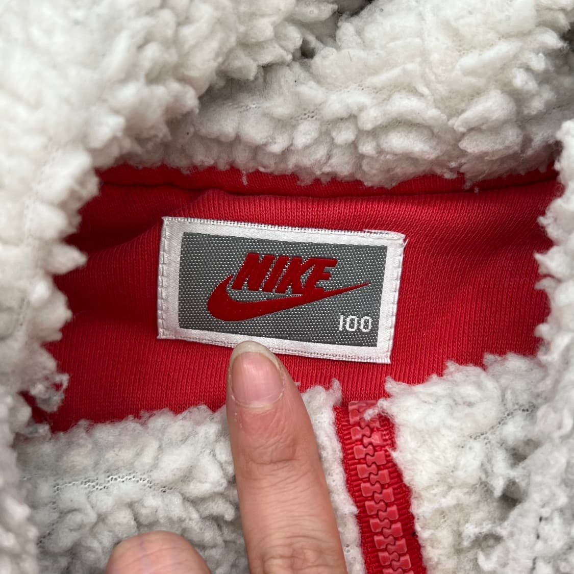 올드 나이키 자수로고 후드 점퍼 r2496 상품이미지5