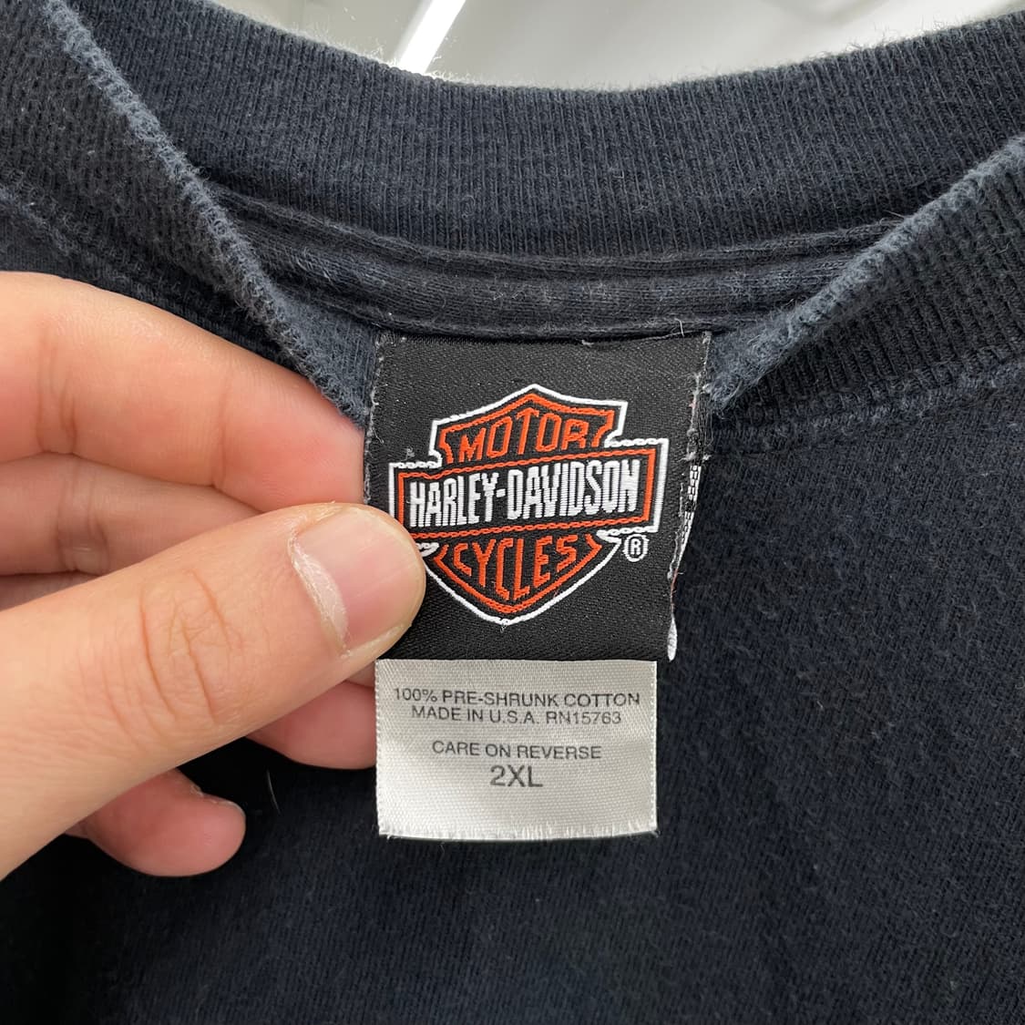 할리데이비슨 00s 플레임 불꽃 라스베가스 페이딩 빈티지 반팔 티셔츠 상품이미지9