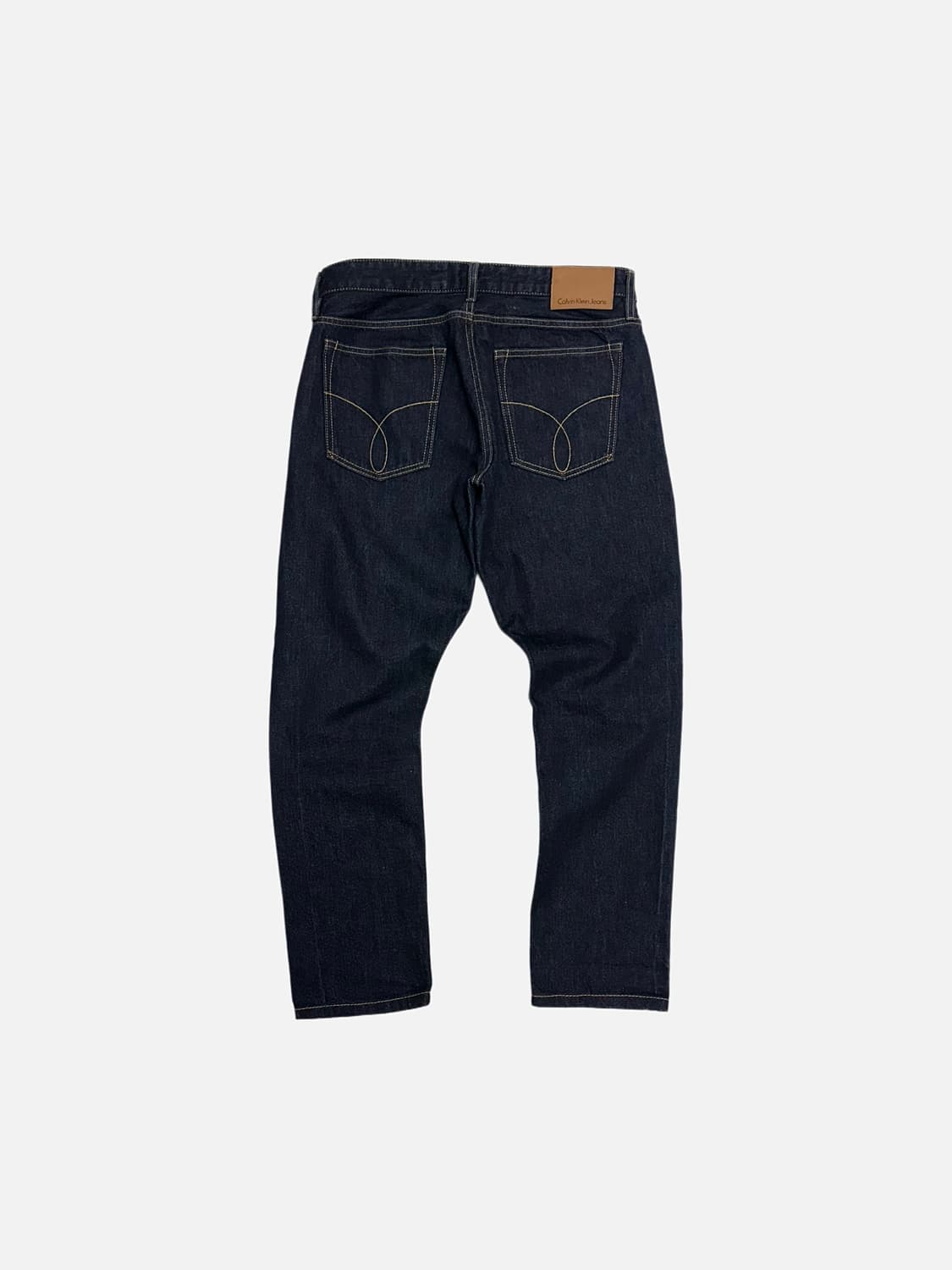 캘빈클라인 스트레이트 테이퍼드 데님 팬츠 진청바지 상품이미지1