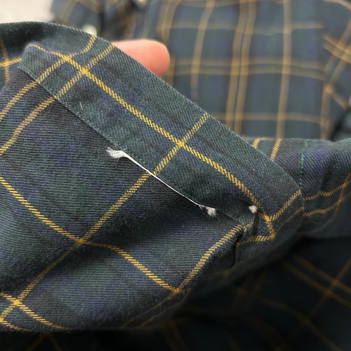 폴로 빈티지 체크셔츠(S) 상품이미지3