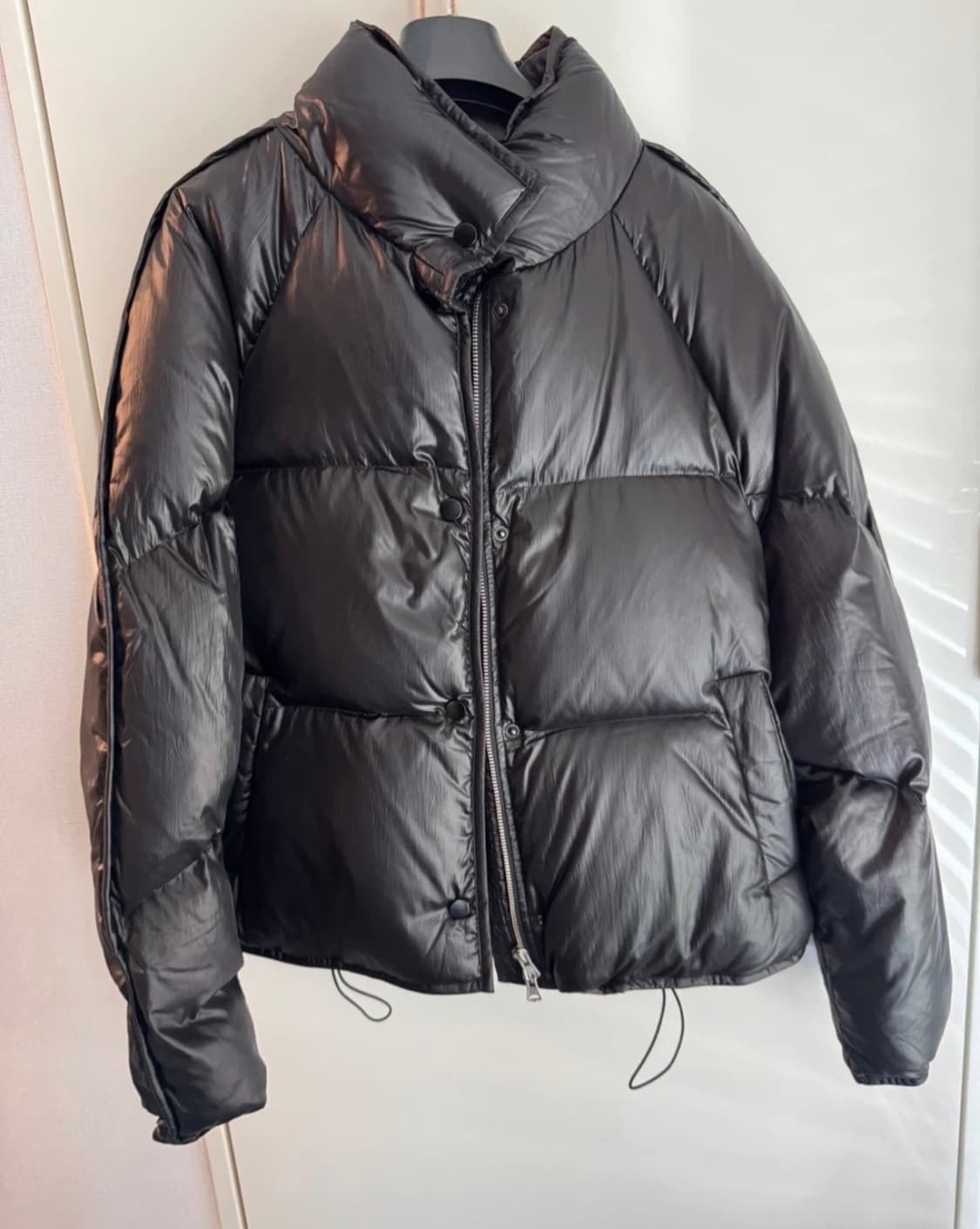 인사일런스 글로시 구스 다운 자켓 블랙 S 상품이미지5