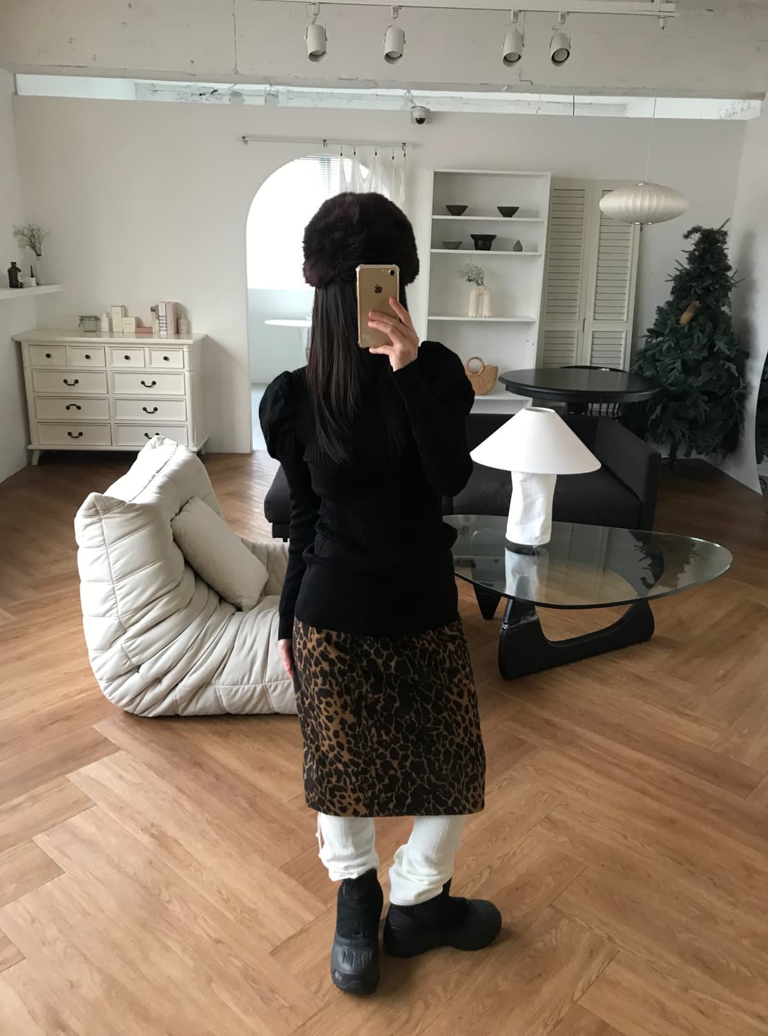 vintage puff turtle neck knit 상품이미지6